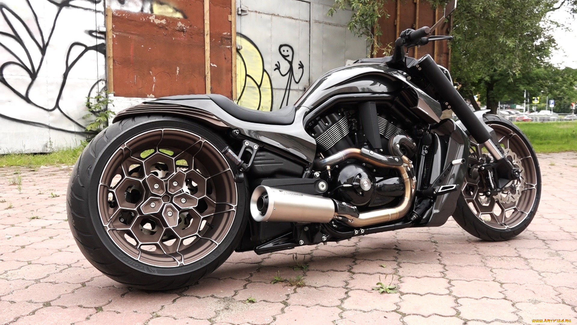 Мотоцикл Харлей Дэвидсон v Rod Custom